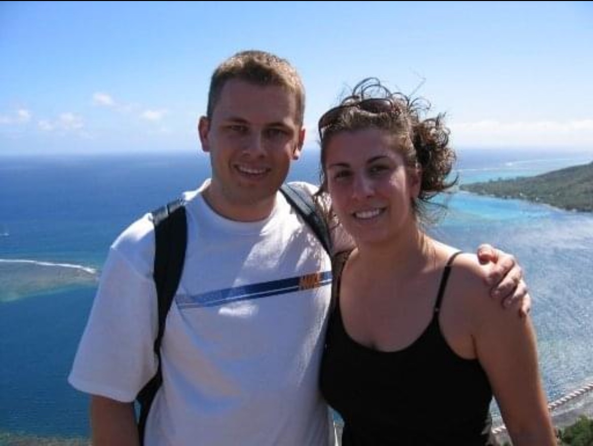 In 2004 we irresponsibly splurged on a honeymoon in Tahiti. Turns out my twins told all their classmates and teachers that we honeymooned in Haiti. Close but not quite the same.