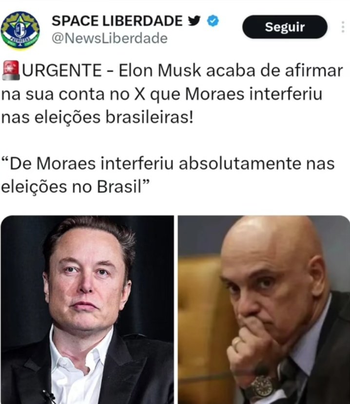 Tá engrossando mais e mais...