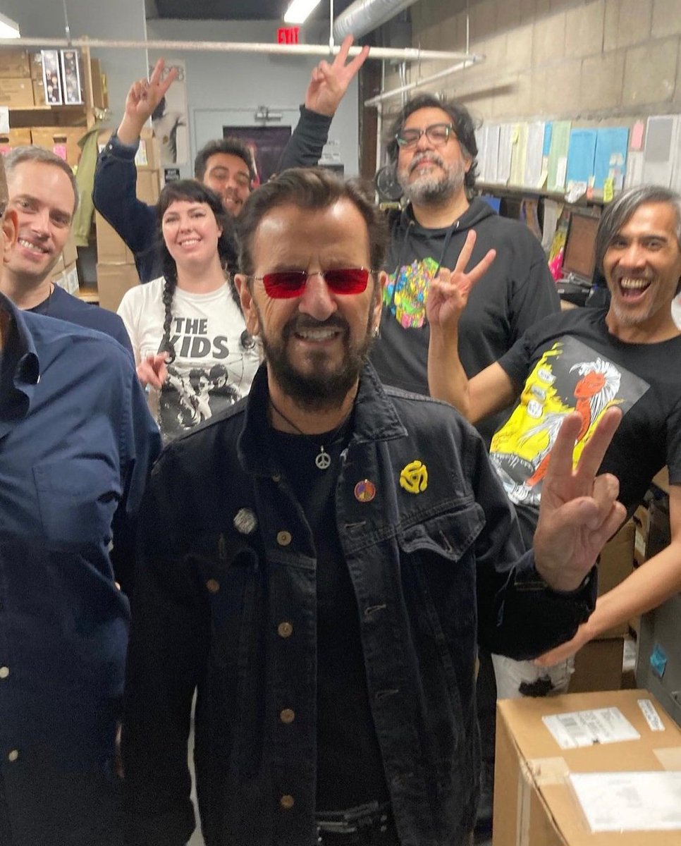 Ringo Starr at Amoeba Music Records, Hollywood April 18 2024 Photo Eduardo Victory/instagram #TheBeatles #ringostarr