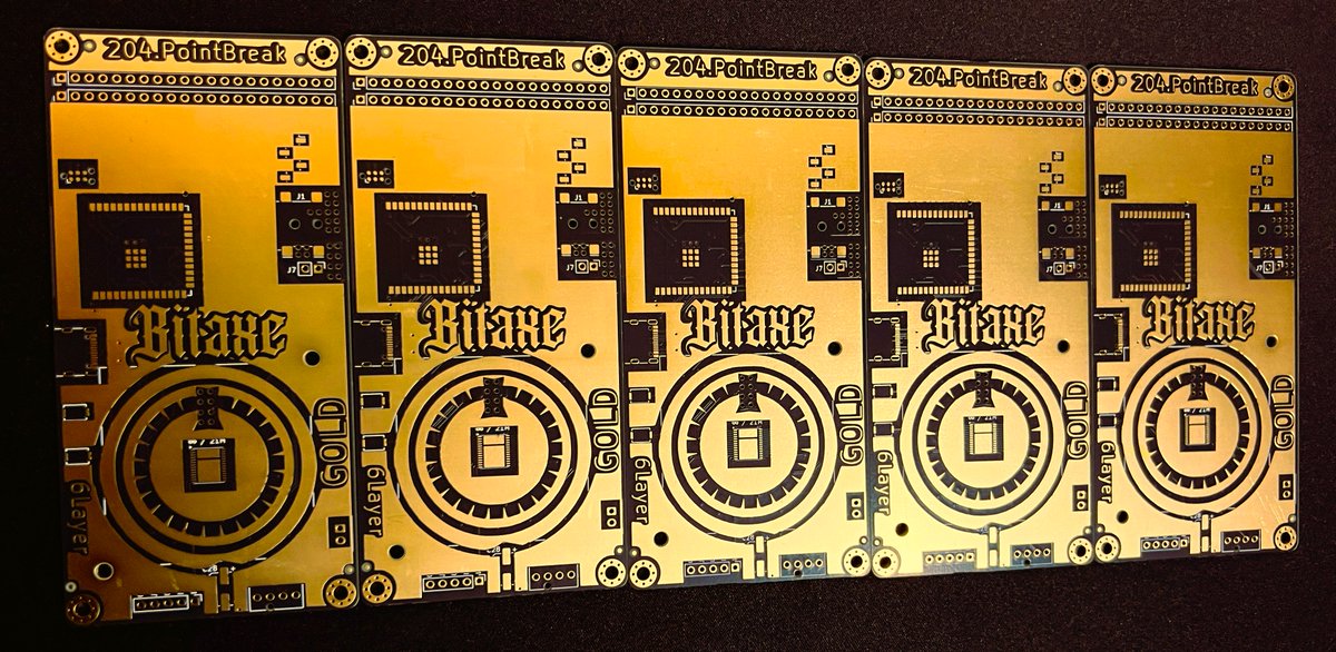 Excited to release the 204.PointBreak, a breakout of the #bitaxe . This is a 100% completely open-source #bitcoin miner that utilizes a 6-layer PCB design, ESP32-S3-WROOM-1U with an external antenna and 42-pin breakout. PointBreak Github repo . These were manufactured by…