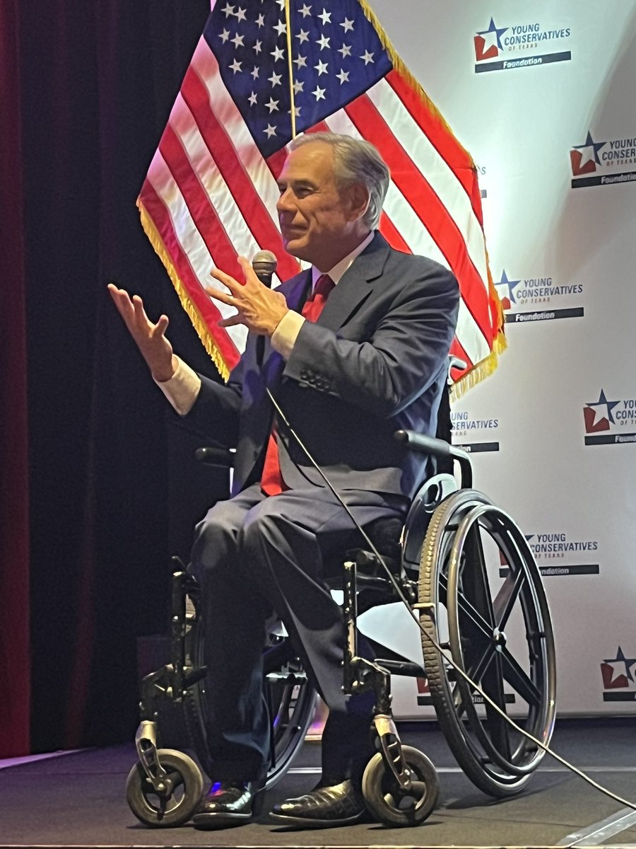 Texas has won 9 national championships, “I should be the person in that Aflac commercial, not Nick Saban!” God bless @GregAbbott_TX #YCT24 @yct
