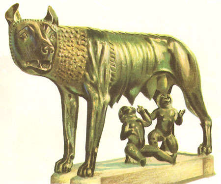 21 April 753 BC: Legend says #Romulus established Rome. He and his twin brother Remus fought over where to establish the city. Romulus eventually killed Remus in the dispute. Another legend claims the city was named after a woman, Roma. #history #OTD #ad  amzn.to/2VpIx8f