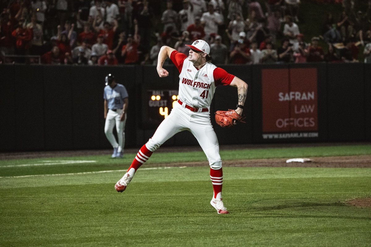 NCStateBaseball's tweet image. SERIES DUB 😤