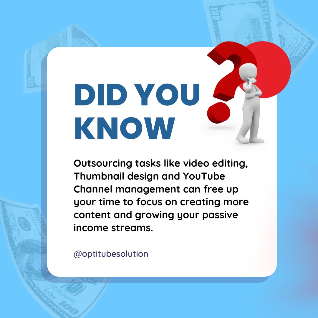 OptiTube's tweet photo. Wonder how most YouTubers make more money? Multiply your earnings effortlessly with this genius YouTube automation trick! 💰⏰ #MaximizeEarnings #TimeIsMoney #youtubeautomation #youtubemonetizaion #passiveincome https://t.co/O7wLV1BwLx