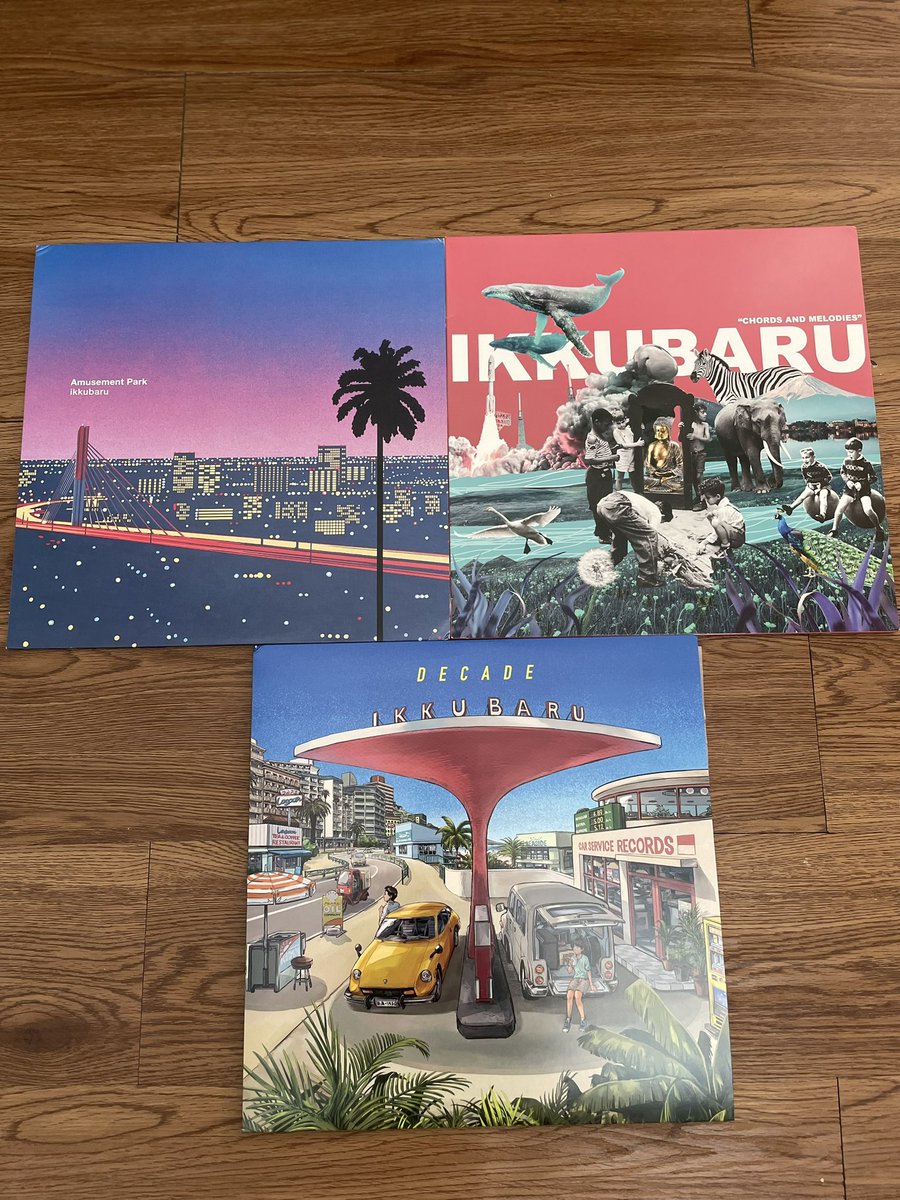 左:1stアルバム 「Amusement Park」 2014年
右: 2ndアルバム 「Chords and Melodies」 2020年

真中: 本日から<a href="/rsdjapan/">RECORD STORE DAY JAPAN</a>にリリースされます 3rdアルバム「DECADE」

無事にデビュー10周年記念NEW ALBUM

ぜひアナログで聴いてみてくださいませ✨