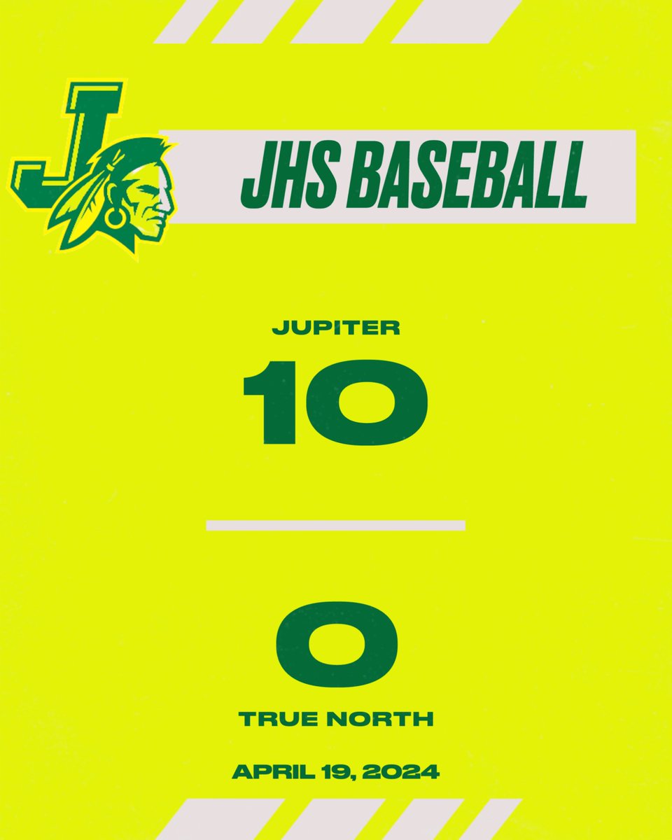 JHS baseball breaks out the bats and plays some great fundamental baseball tonight as they cruise to victory. Warriors will be back in action on Monday to take on Benjamin. First pitch at 5:30 pm. Come check out the Warriors. #onetribe #warriorpride