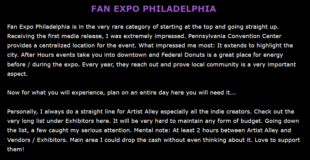 #firecityillusion media check out #preview #article #fanexpophiladelphia #philadelphia definitely make plans to attend!

firecityillusion.com/fan-expo-phila…