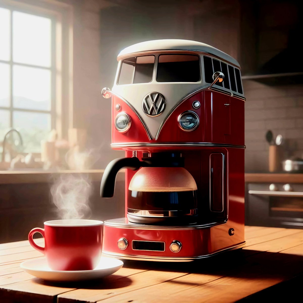 VW + Coffee = Life. 🤣