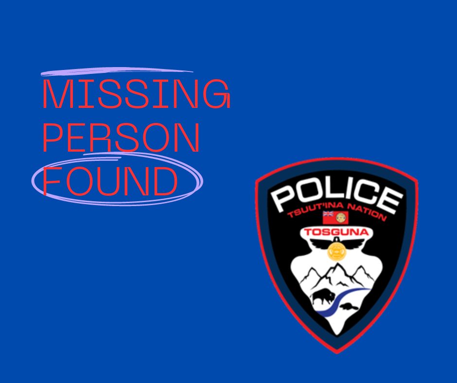 The missing person from early today has been located.  Thank you to everyone who helped with the search.