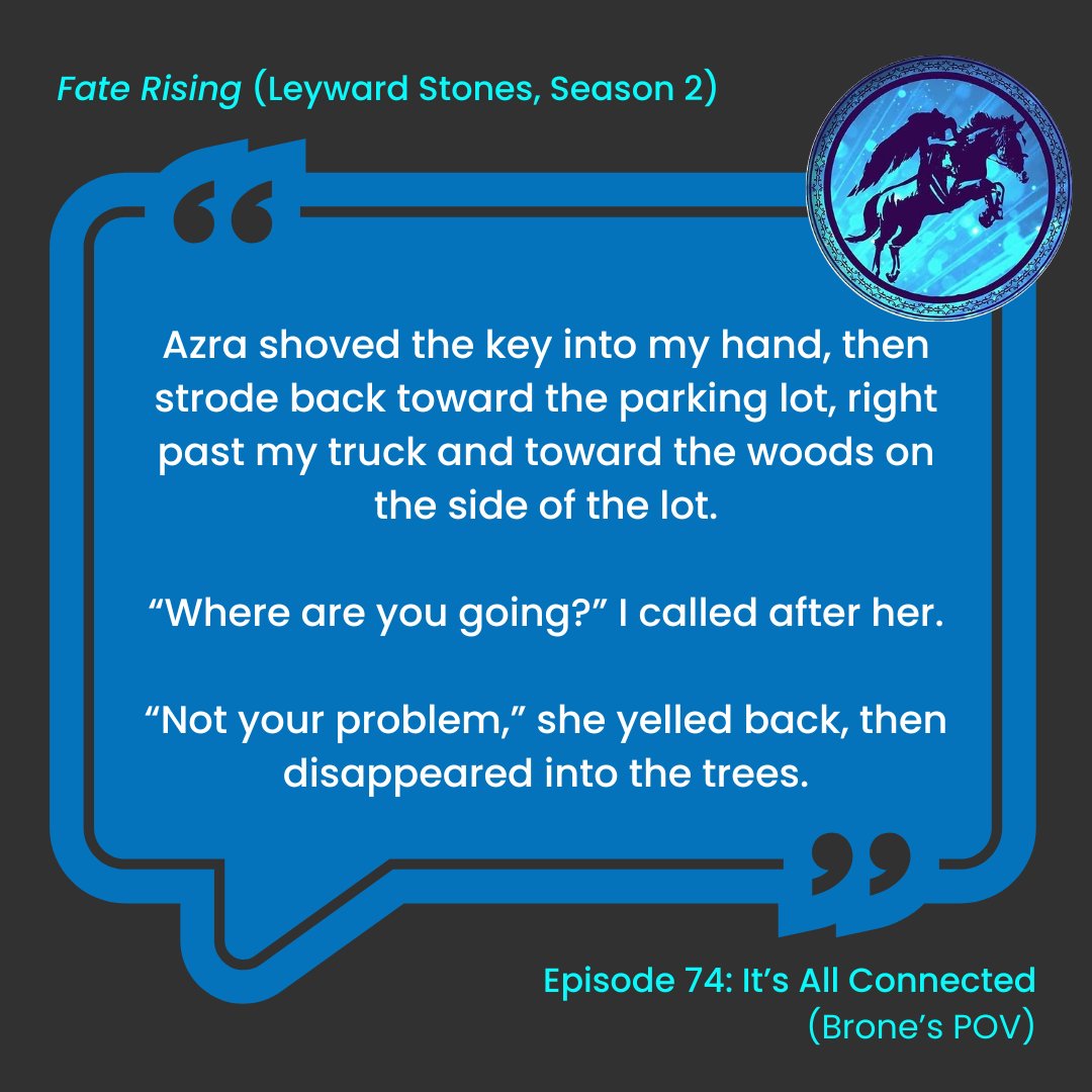 Don't miss Episode 74... we're getting SO close to where all the POVs for this season collide at the 'Part 1' finale, with some big reveals coming! amazon.com/kindle-vella/s…
