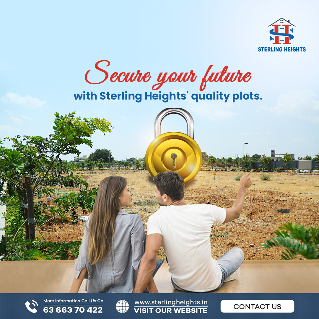 Every plot is a testament to quality, every investment a path to prosperity, and every transaction a testament to trust.

Visit: bit.ly/3VF9Tn7 or reach us at 63663 70422.

#SterlingHeights #QualityInvestments #Openplots #Plotsforsale #PathToProsperity #RealEstate