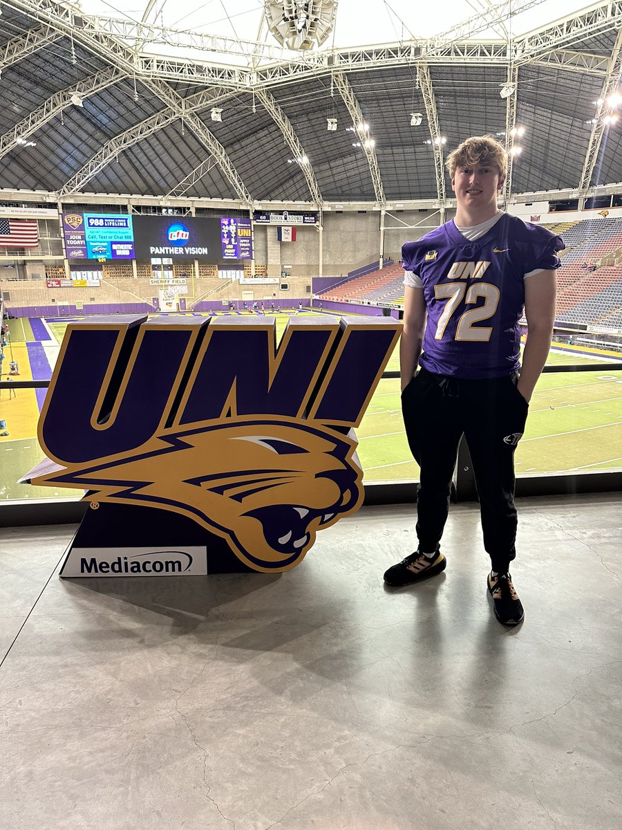 Roby_Swartzy's tweet photo. I had a great Junior day visit @UNIFootball Thank you for inviting me out! @AtifAustin @crpfootball https://t.co/gYoC8kk1fm