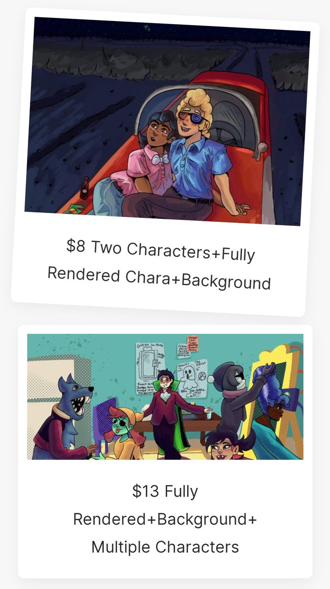 LivInYourCloset's tweet photo. Hiiii 

I remade my comms website and slightly adjusted my prices soooo. Here we go. Probably the last time in a while! 

https://t.co/z3Y3J8UKJG https://t.co/b3CwjN9Pc6