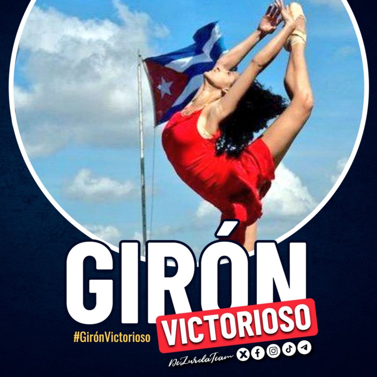 'Girón, donde la victoria es el fruto del coraje y la determinación de un pueblo unido por el amor a su tierra.' #GirónVictorioso #DeZurdaTeam