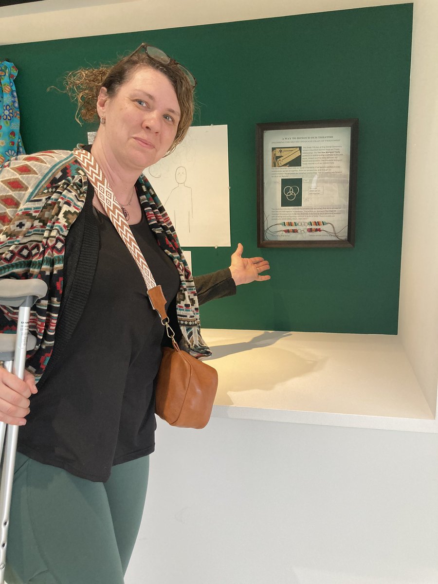 MrsSlaman's tweet photo. So proud of our King George students and their beautiful art on display at The Art Gallery of Hamilton! https://t.co/n4SmsBwIJz