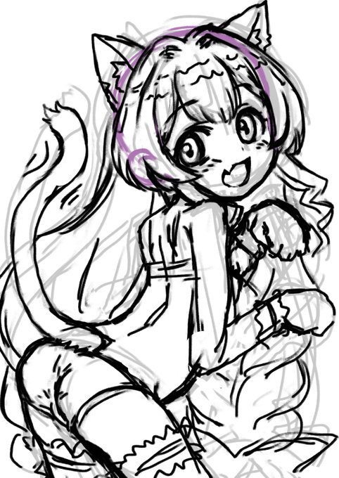 skeb進捗状況:ラフ
ご依頼でご依頼主様のアバターを描かせていただいております
ご依頼内容からチョロかわいい感じとえっだけどえっじゃないちょっとえっを出せるよう頑張ります 