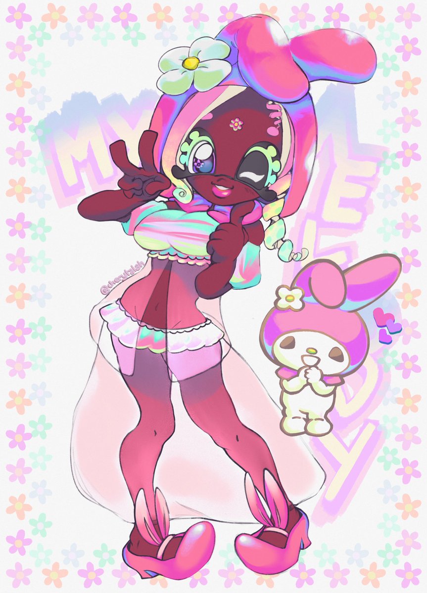 Splatoon X 🎀My Melody🎀
————
#frye #splatfest #teambunny #splatoon3