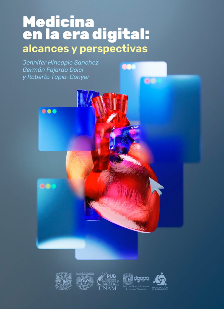 📚 #NovedadEditorial 📚| 
El libro “Medicina en la era digital: alcances y perspectivas” busca reconocer los avances en materia de medicina digital en nuestro país.
En este hilo te explicamos un poco sobre lo que trata. 
¡Abrimos hilo!🧵1/6👇🏼