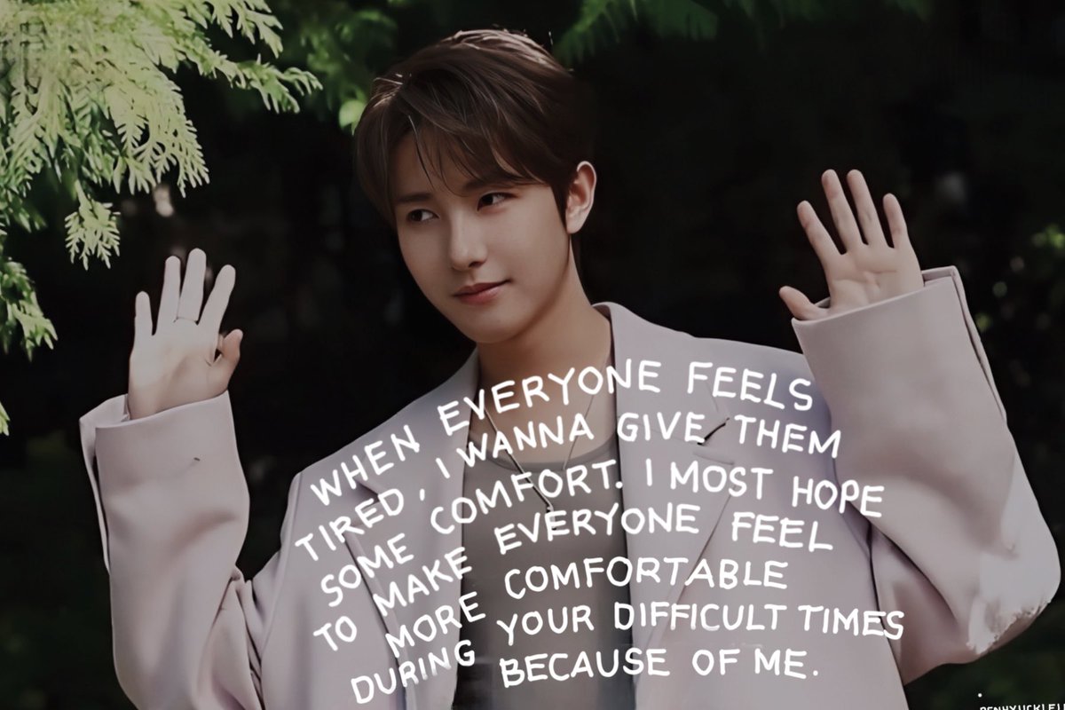 i hope i can reciprocate the comfort you’ve given me during my difficult times as well. i’ll wait for you, so take your time. take all the time you need, renjun. 🤍