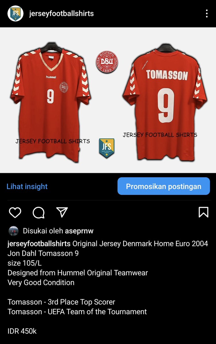 jerseyfs's tweet photo. #jersey4sale 
Foto dan deskripsi tertera di gambar.
Jersey lain bisa dicek di 
IG: https://t.co/prhrfIIqre
Tokped: https://t.co/USLeceiw9E

Izin tag senior @Jerseyforum
@fajarrusalem @jerseycadangan @jersey_ciamikk 

Terima kasih 😁 https://t.co/0OgyzTAxG9