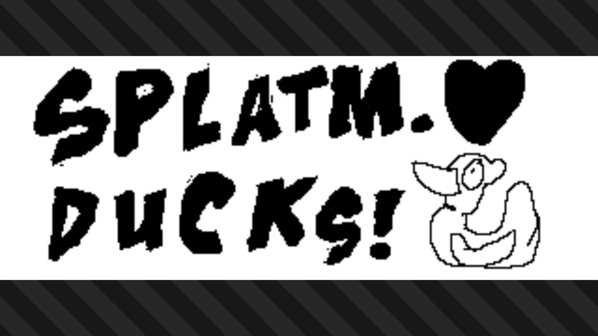 SplatMAnimates's tweet image. #Splatoon3 #NintendoSwitch i love ducks!!!!