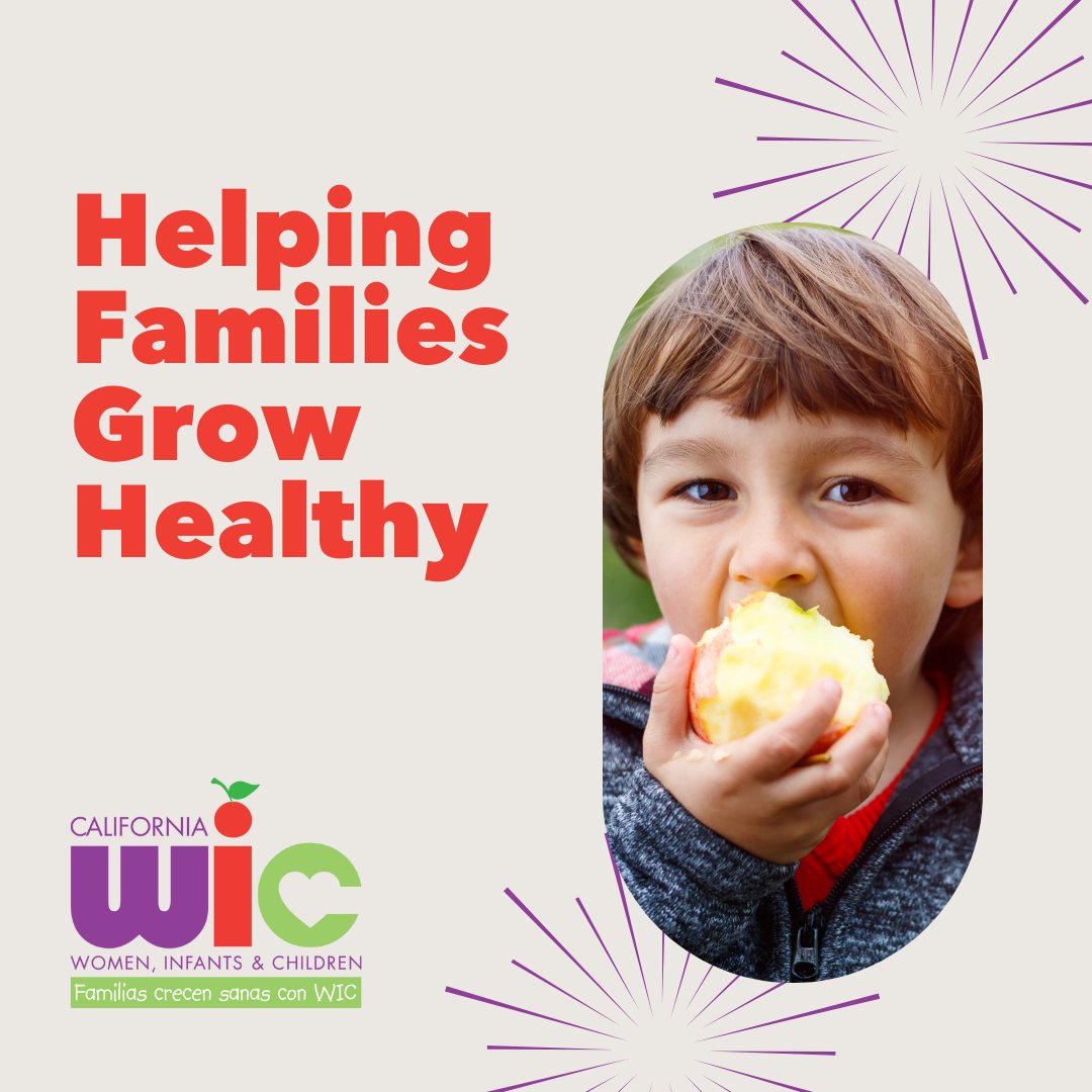 Discover how WIC can empower your family's health and well-being! Find out if you qualify for food benefits 🍅 🍓 🍎 and nutrition assistance. Check your eligibility now through the 🔗 #LinkinBio or at 🌐 GetWIC.org. #WIC #HealthyFamilies #CaliforniaWIC #WICWorks