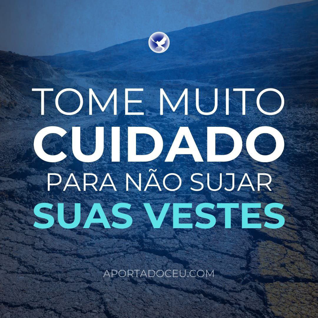 Mantenha as suas vestimentas espirituais sempre limpas . Fuja do pecado , #BarinasHealingService