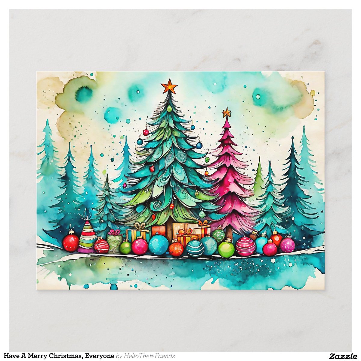Have A Merry Christmas, Everyone Postcard→zazzle.com/z/avx6hvye?rf=…

#Postcards #ChristmasPostcards #MerryChristmas #HappyHolidays #SeasonsGreetings #TisTheSeasons #ChristmasHoliday #Holidays #Xmas #Zazzle