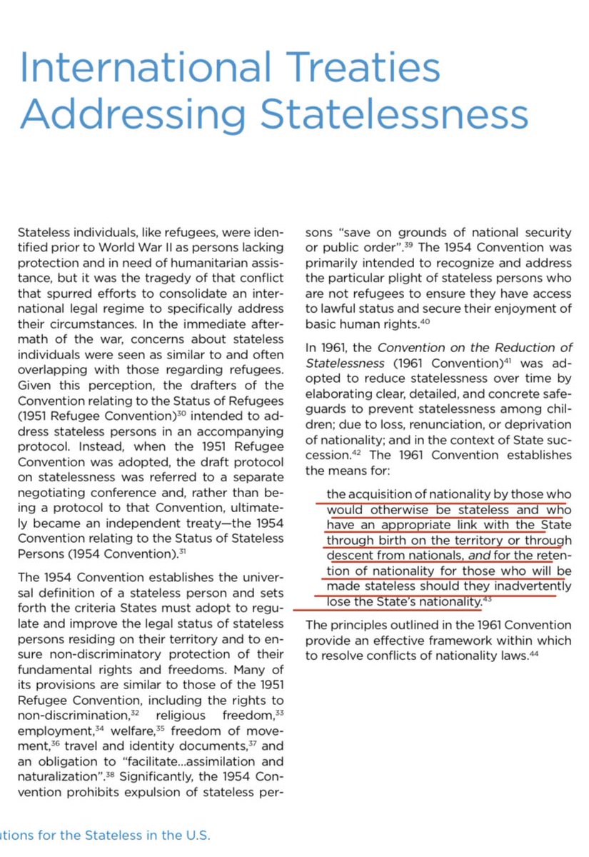 “Nationality connects an individual to a State” 

So why do “Moorish-Americans” say we don’t need a State government when this document says that it’s the FUNDAMENTAL BASIS for acquiring and exercising rights, such as nationality? This proves they’re not well studied!