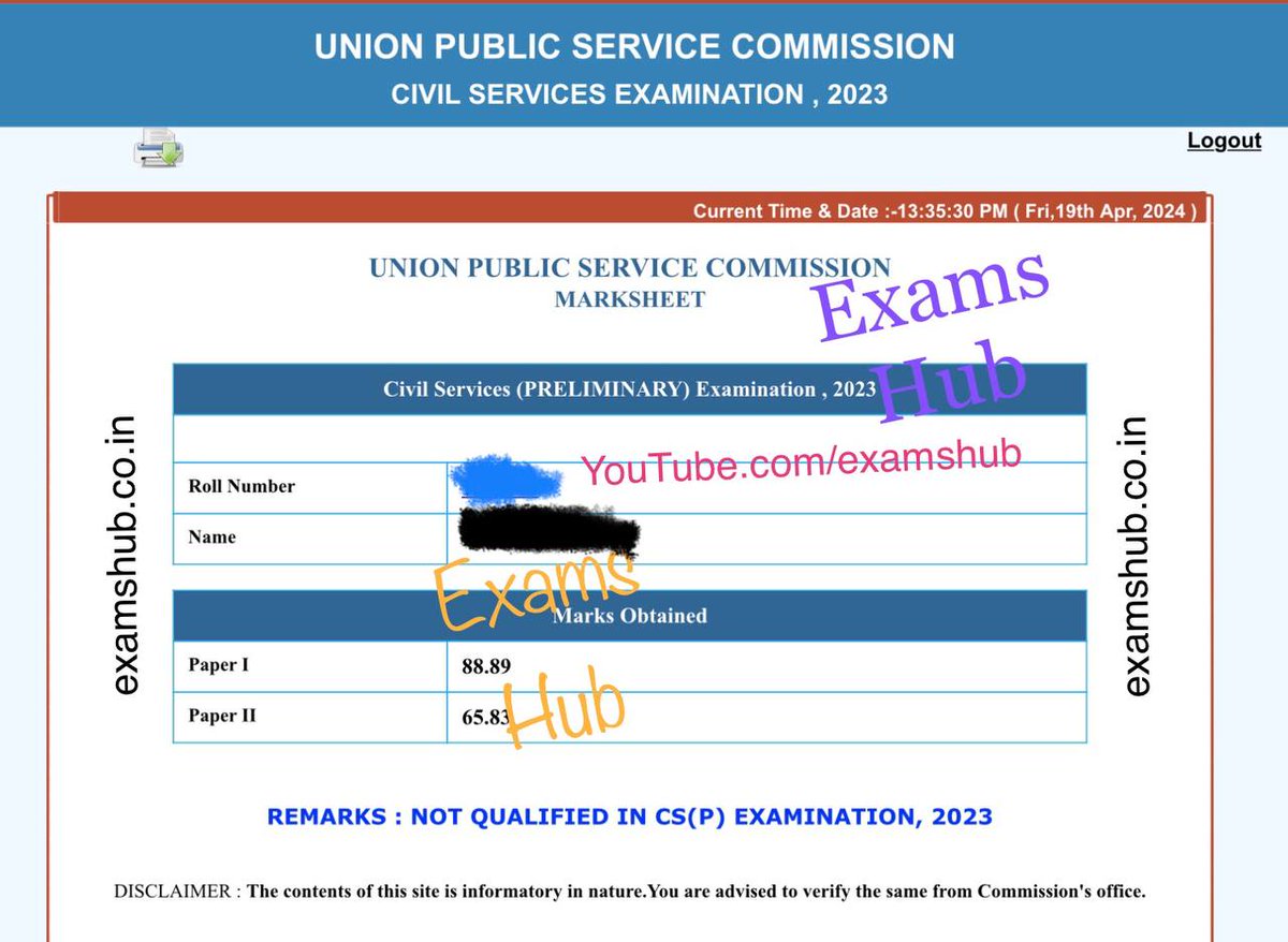 ExamsHub's tweet photo. Never ignore the #CSAT in #UPSC

#UPSC2024 #UPSCResults #UPSCPrelims2024 https://t.co/HuIymdO2AM