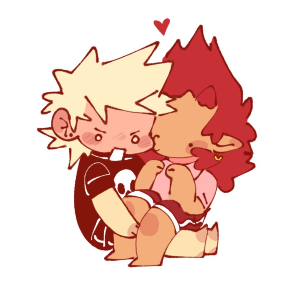 Kiribaku doodle while I suffer