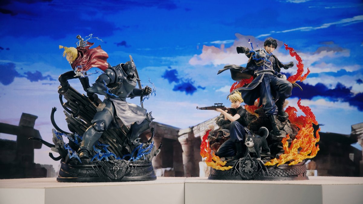 asty0720's tweet photo. 『#鋼の錬金術師FULLMETAL ALCHEMIST』より、 『ロイ・マスタング＆ リザ・ホークアイ』が登場（Prime 1 Studio）#ハガレン #FullMetalArchemist #prime1studio #NLSXI https://t.co/uxTBKNvW1Q