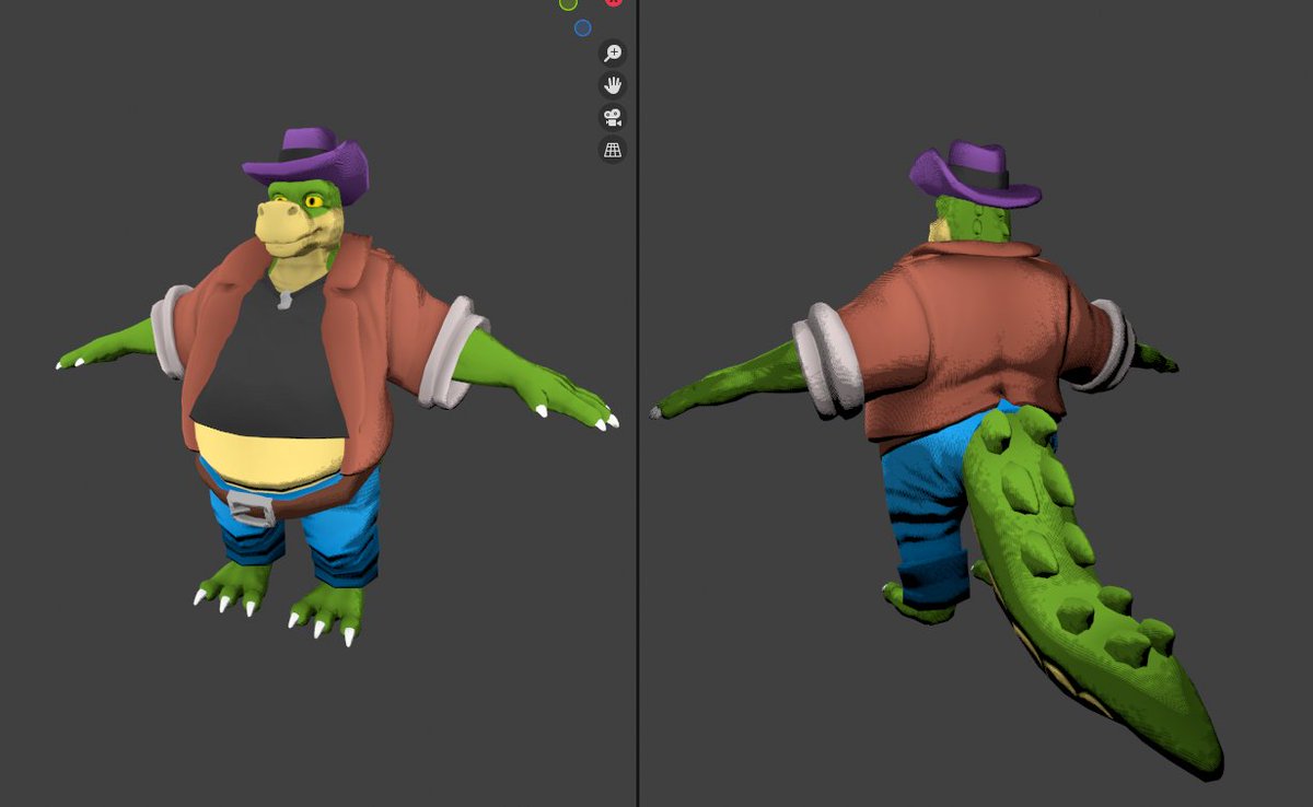 The textures for the Brok clothes are done. Next the Rig.