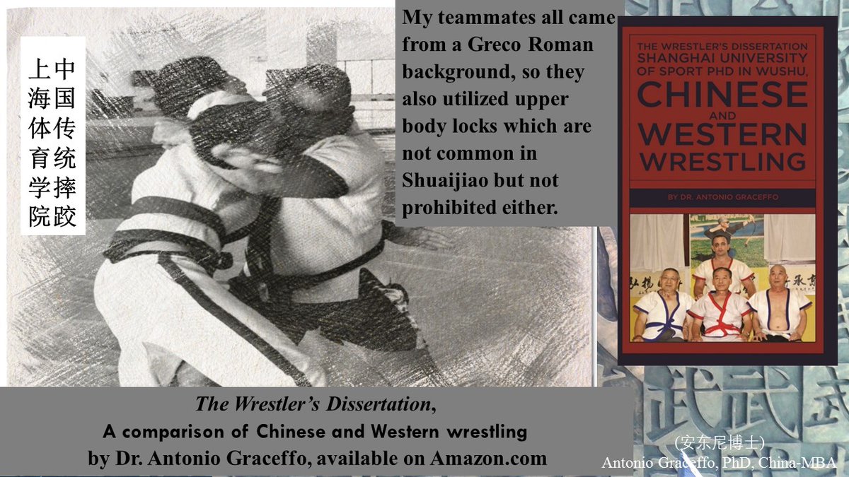 The biggest difference between judo and Chinese wrestling is that Chinese #wrestling is wrestling. Shuaijiao allows attacks to the legs which are prohibited in judo. The Wrestler’s Dissertation #martialart #Wrestling #MMA #jujitsu #BJJ #judo amazon.com/dp/0999830503?…