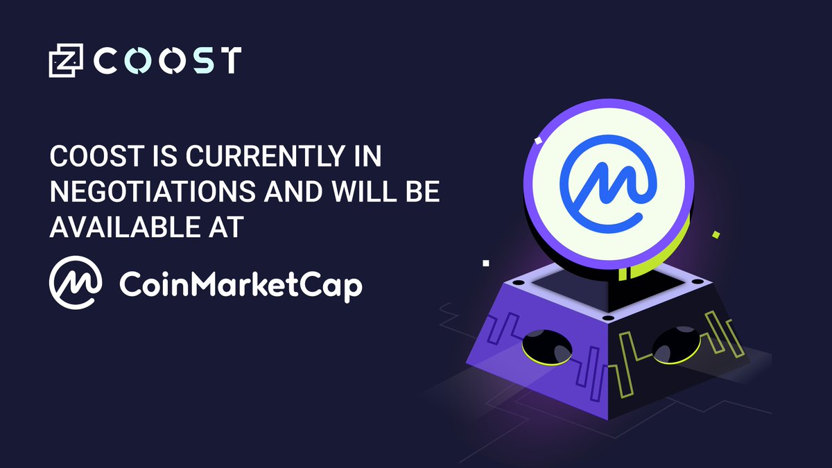 coost_streaming's tweet photo. 🔥 Please wait for the explosion in the near future.

🚀 We are in negotiations and will confirm that #Coost will appear at #CoinMarketCap soon.

👉 Private Round 1's time is running out, don't miss the opportunity to own $OTT Token at the initial price and future privileges at: https://t.co/s2OHHaGPJ0