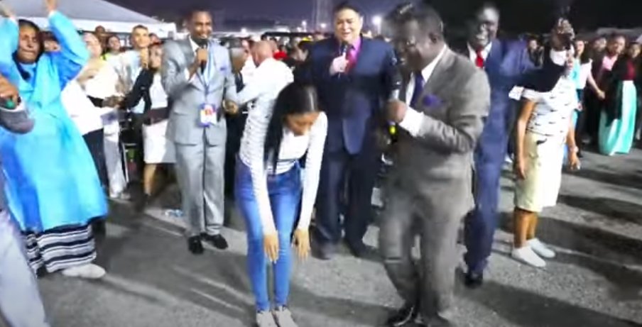 AT ONE COMMAND OF THE ETERNAL WONDER WORKING BLOOD OF JESUS A CRIPPLE HAS WALKED!! #BarinasHealingService #RepentMalaysia