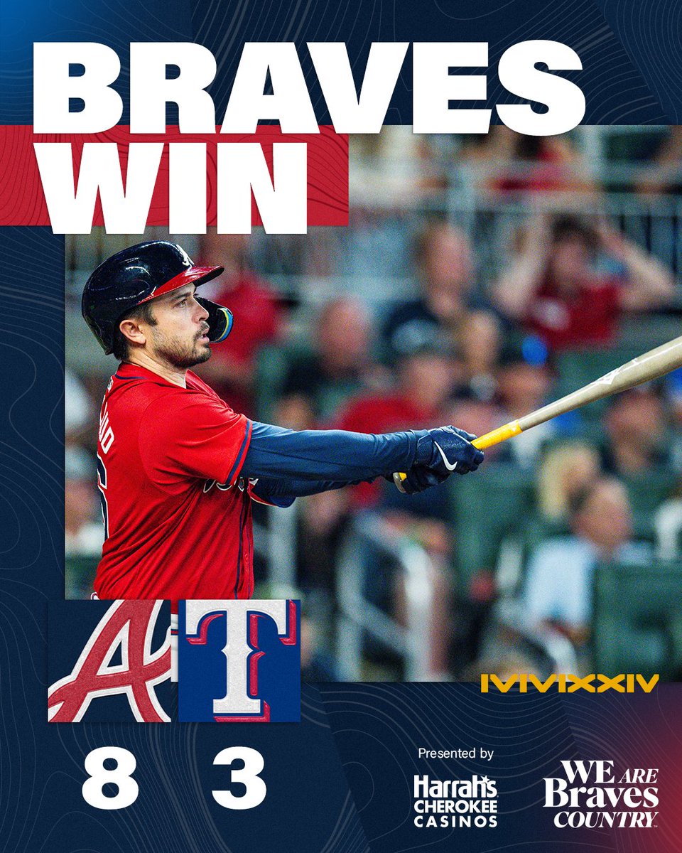 Friday night dub 🔥

#BravesCountry