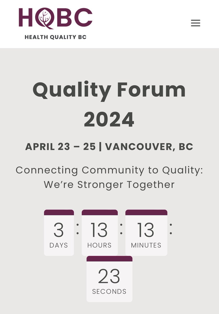 Counting down!   Hope to see you there…
#moreOB #patientsafety #partnersinsafercare #safeOBcare