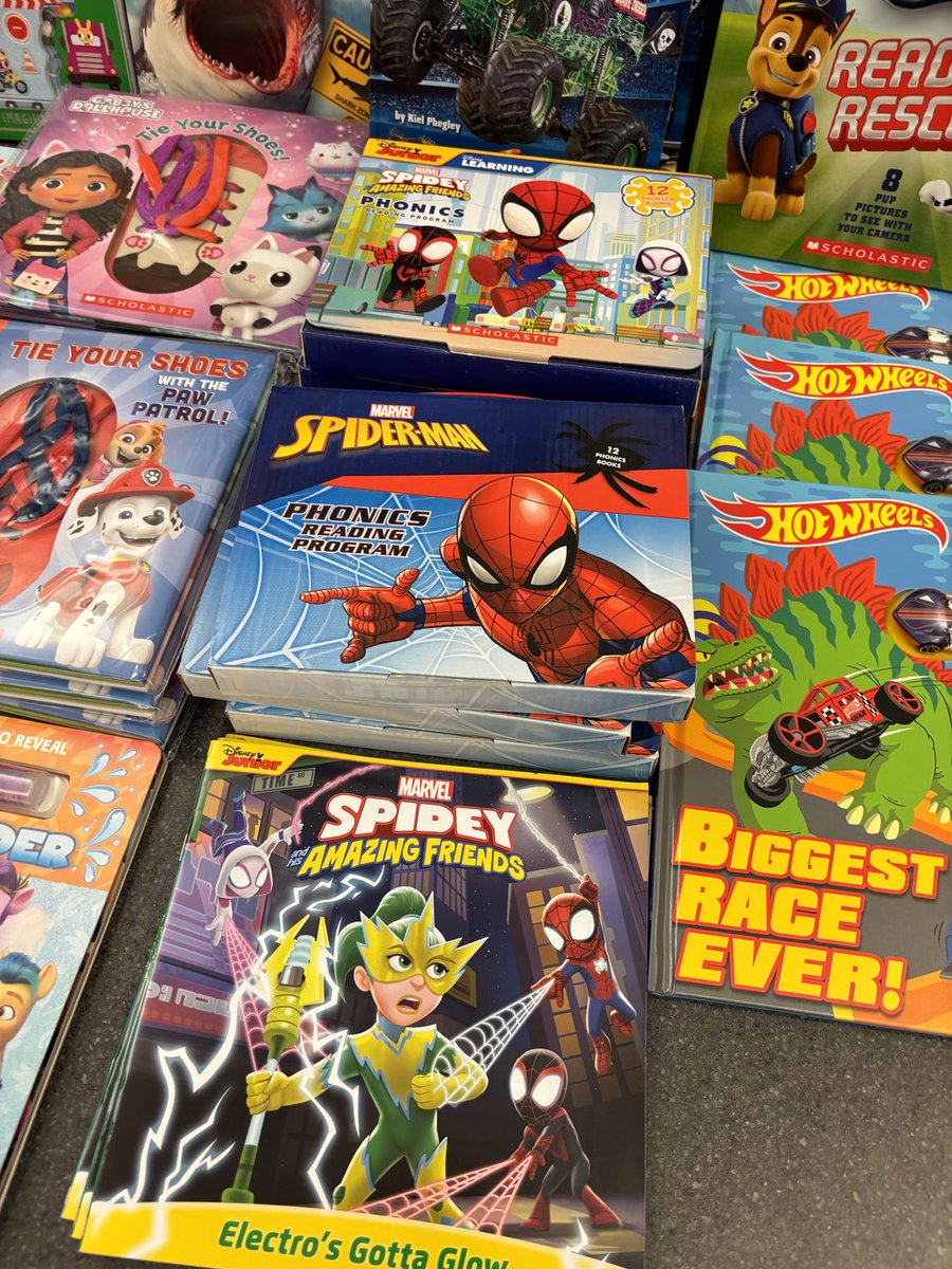 Don’t you just love a good book fair? ⁦Seeing a child legitimately thrilled over a Spider-Man book did my heart some good this week. #Read #Reading #Education #Lexile #Growth ⁩