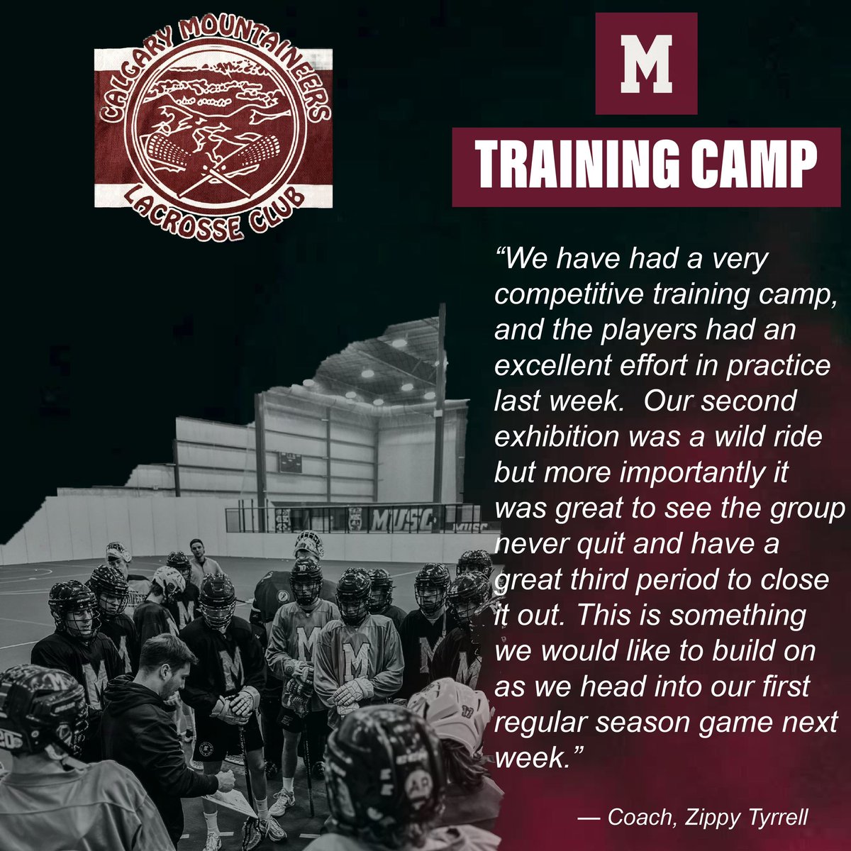 The Regular Season is right around the corner!

Coach Zippy with an update on Training camp, exhibition games and the mindset heading into the final week before regular season!

#Mountaineerslax #2024TrainingCamp