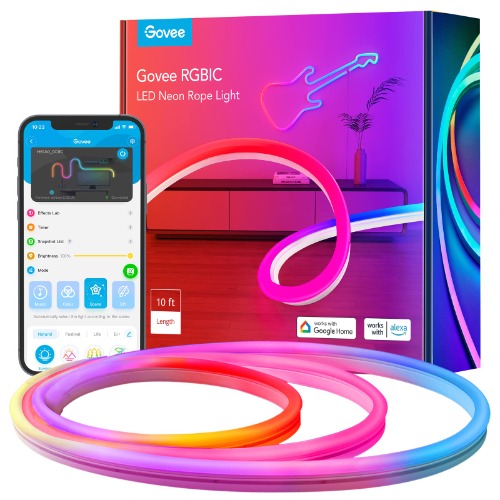 I just received Govee Neon Rope Lights, RGBIC Rope Lights with Music Sync, DIY Design, Works with Alexa, Google Assistant, Gaming Lights, 10ft LED Strip Lights for Bedroom Living Room Decor from mqbush via Throne. Thank you! throne.com/thesashiboom #Wishlist #Throne
