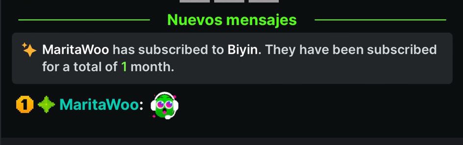 💜 Mi única sub y mi único follow en esa app xddd
