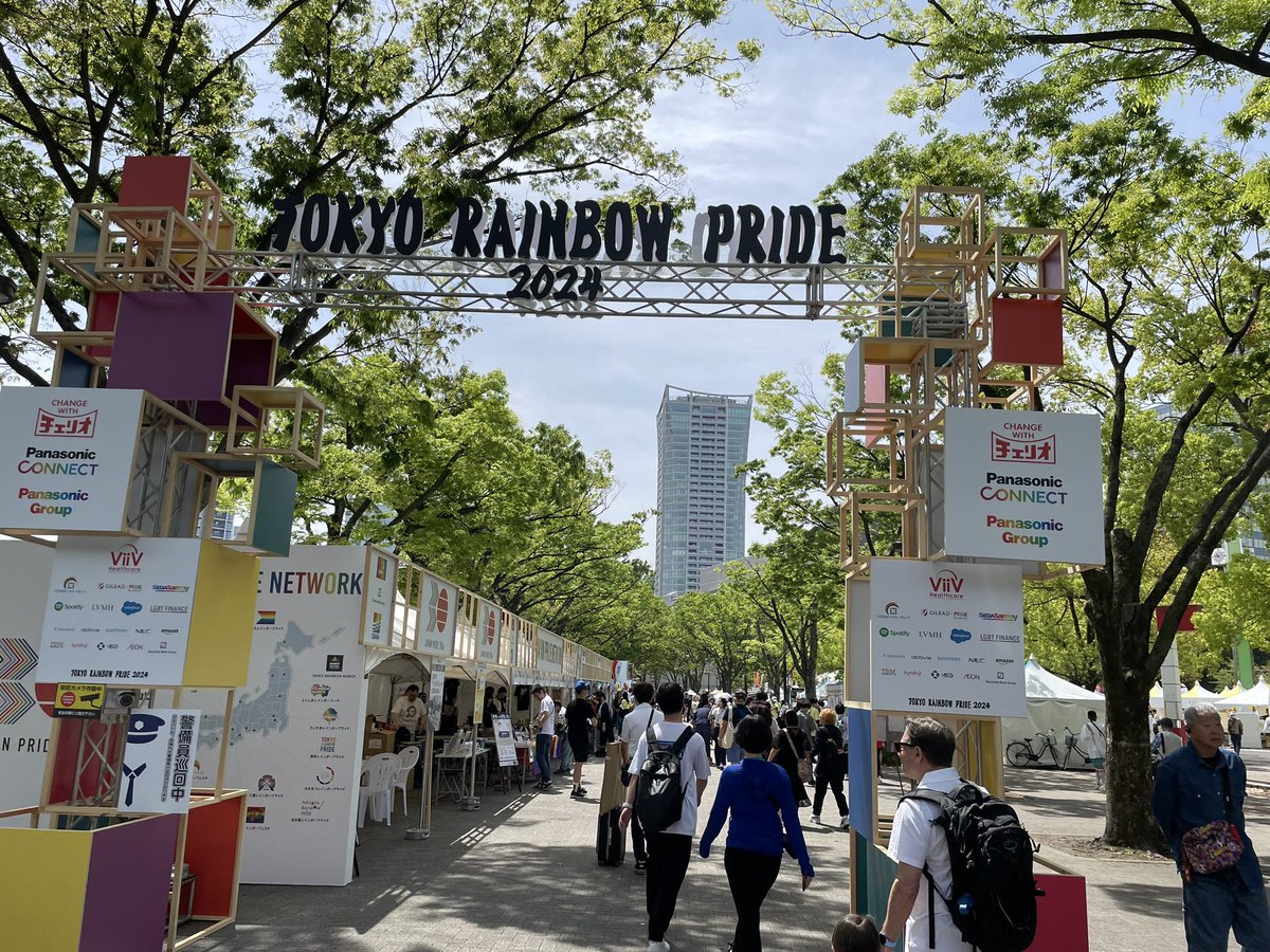 いよいよTRPがスタート！　天気も良くすでにたくさんの人たちが来られています😊