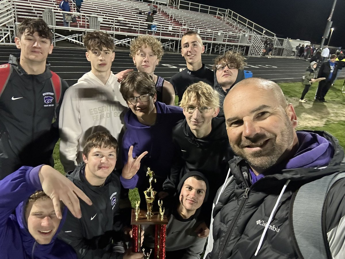 Boys finished runner up tonight at the Brookside Invitational🥈