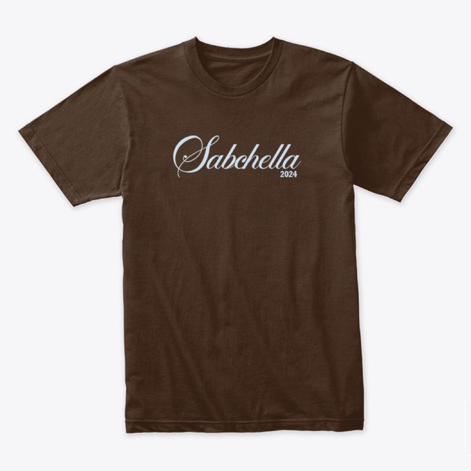 #SABCHELLA IS OFFICIALLY OVER BUT EVERYONE GET YOUR SHIRTS <3