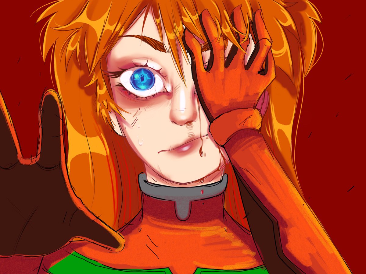 Starlightandtea's tweet photo. “I’ll live for myself, I’ll think for myself!”
Miss asuka! I wanted to try new things so here we are >:3c (tw: blood!) ( also ignore the hands-)
.
.
.
.
.
.
#askua #evangelion #EVANGELION #Procreate https://t.co/ScmOz72AOR