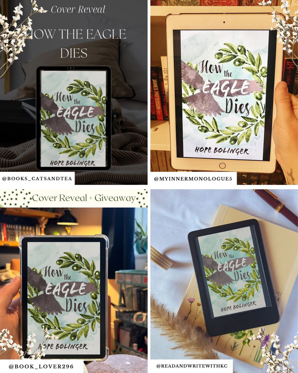 We’re sharing all the amazing photos from our reveal of <a href="/HopeBolinger/">Hope Bolinger- WHY THE SPARROW CRIES OUT NOW</a>'s amazing upcoming release, HOW THE EAGLE DIES!! 🦅🍃📚 Huge thanks to our hosts for their beautiful shots!! PS head over to our Bookstagram hashtag #HowtheEagleDiesMTMC to enter the intl give away!!