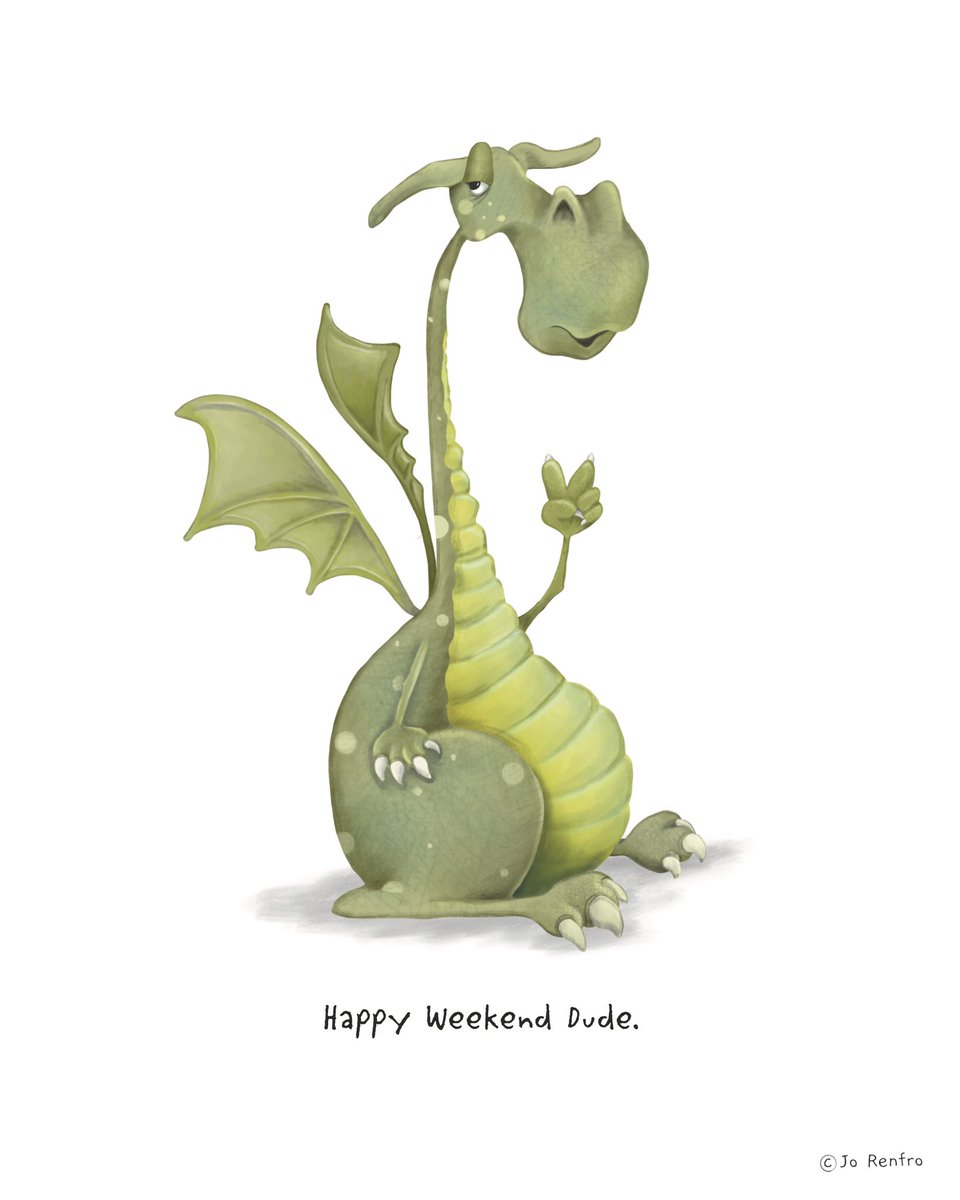 Happy Weekend all! Took a break from work to doodle this chap. #kidlitart