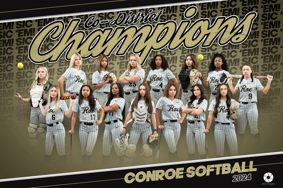 Way to go ladies! @CONROESOFTBALL @ConroeISDSports