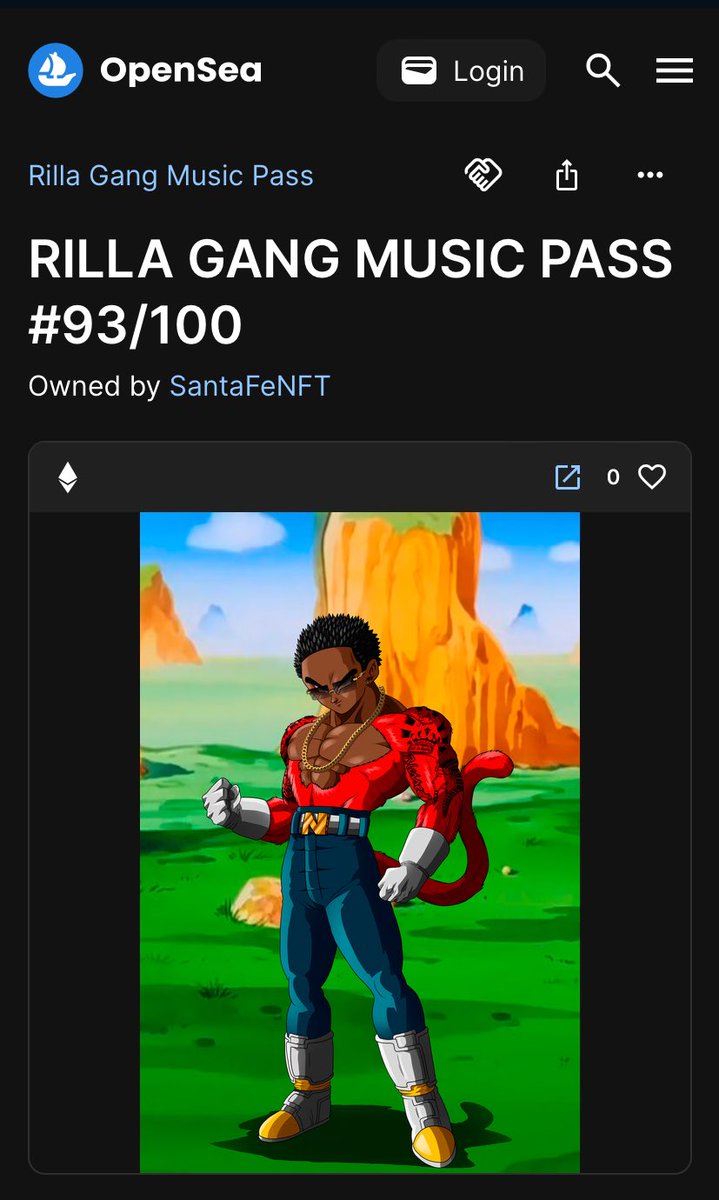 SHEEEEESH ITS THE FINAL COUNTDOWN!!! 🤯🤯🤯🤯 shoutout to @SantaFeNFT minting Rilla Gang Music Pass #93 🔥 this number is EXTREMELY special to me as it’s my birth year + to have Sante Fe mint it means the world as they cherish artists in + out of the space 🤍 not only will